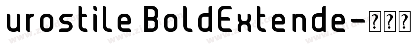urostile BoldExtende字体转换